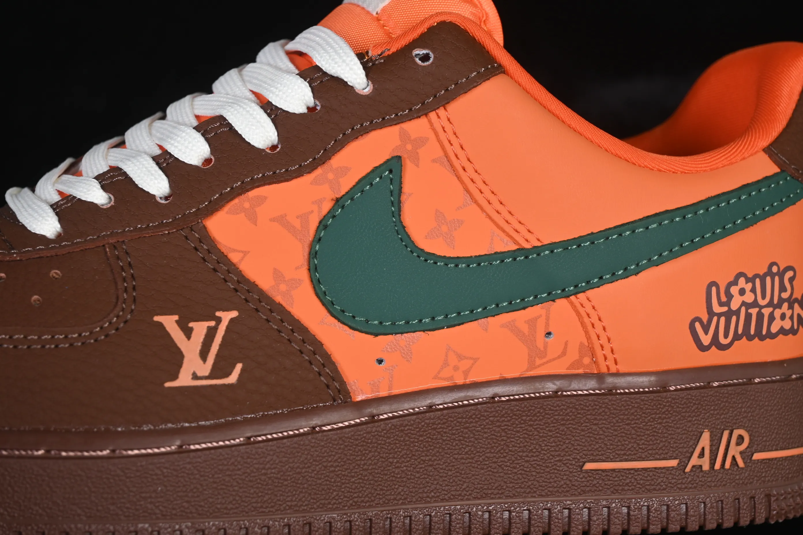 All Categories Nk Air Force 1 Air Force Series Nk Air Force 1 Low Air Force Low Nike Air Force 1'07 Low Joint Orange Brown Elegant Green Air Force One Low Casual Shoes DF0188-126